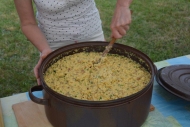 Smažení vaječiny - Výškovice 2015